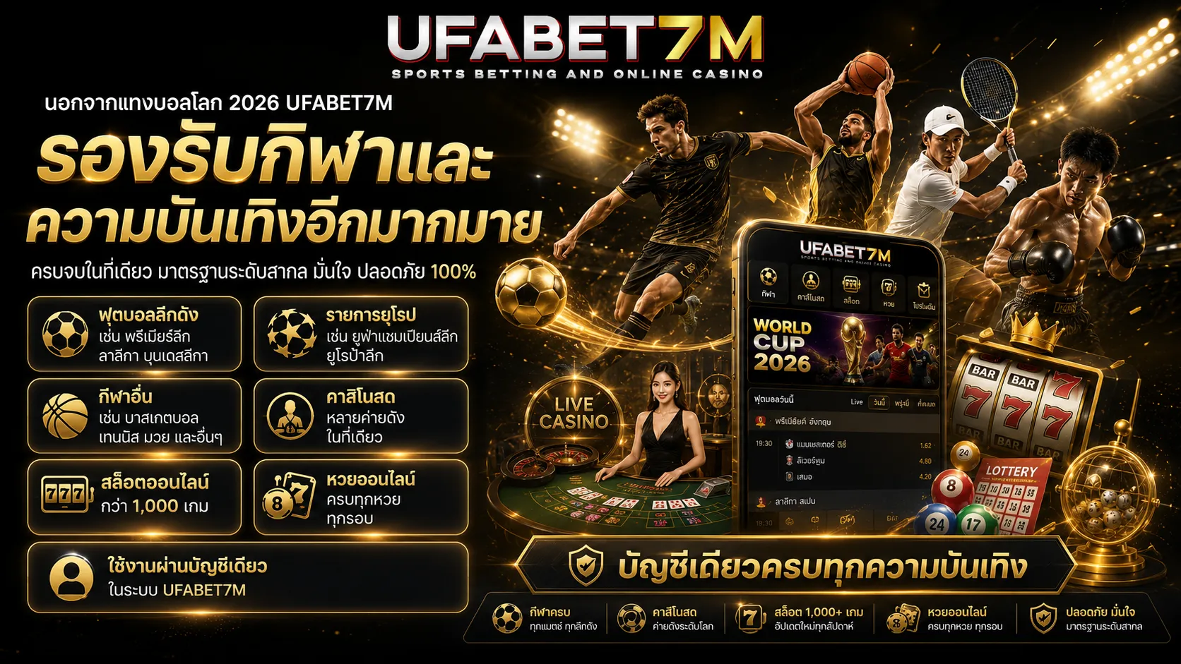 UFABET7M สุดยอดเกมและคาสิโนครบวงจร